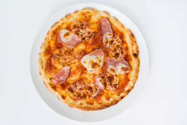 Verse Pizza Wit Close — Stockfoto