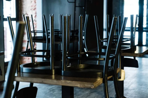 Empty Chairs Bar Interior — Stock Photo, Image