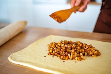 Şef yapma cinnamons, yakın çekim