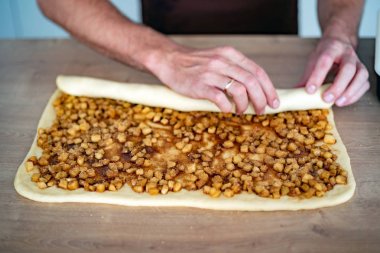 Şef yapma cinnamons, yakın çekim