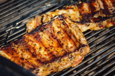 ızgara kaburga açık, yakın çekim