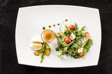 salata sosu, yakın çekim