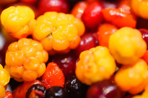 Different Kinds Berries — Stock Photo, Image