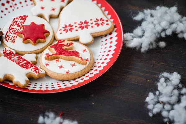 Biscotti Natale Vicino — Foto Stock