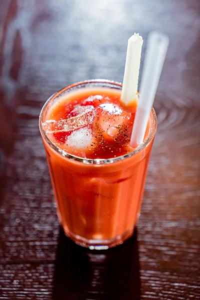 Bloody Mary Kokteyli Kapat — Stok fotoğraf