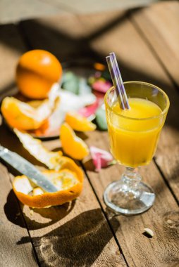 Portakal suyu, yakın çekim