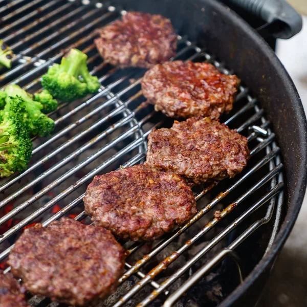 Grilled Cutlets Burgers — Stock Photo, Image
