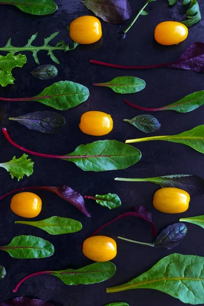 Frunze Salată Pentru Copii Închide — Fotografie, imagine de stoc