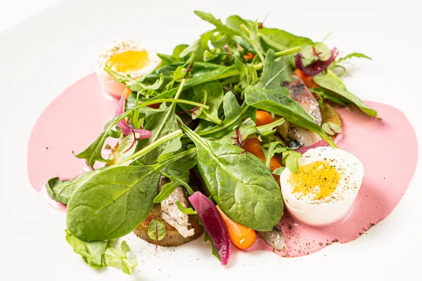 Salad Egg Sauce — Stock Photo, Image