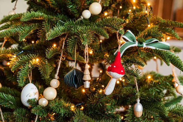 Kersttijd Het Gezellige Huis — Stockfoto