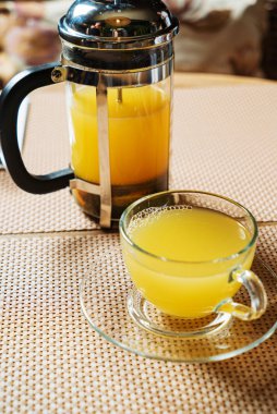 Ballı zencefilli çay, yaklaş.