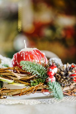 yaratıcı Noel dekorasyonu, tatil sezonu