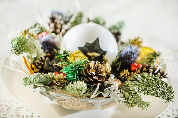 Creative Christmas Decoration Holiday Season — Stock Photo, Image