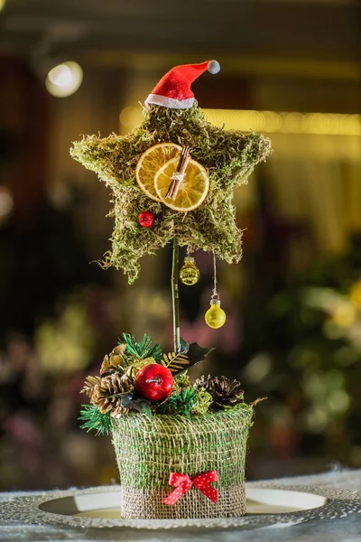 Decoração Natal Criativo Temporada Férias — Fotografia de Stock