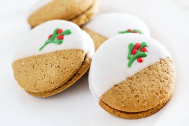 Noel gingerbread çerezleri, yakın çekim