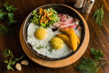 Geleneksel kahvaltı, kapat.