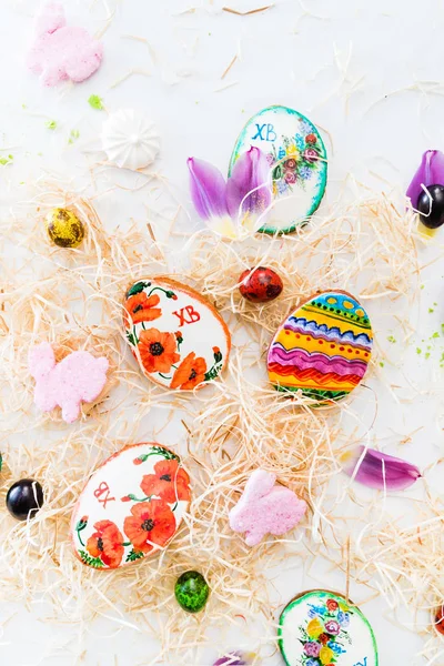 Easter Cookies Close — Stock Photo, Image