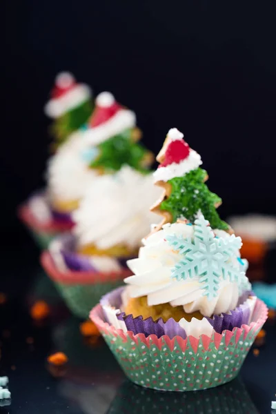 Pastelitos Navidad Cerca —  Fotos de Stock