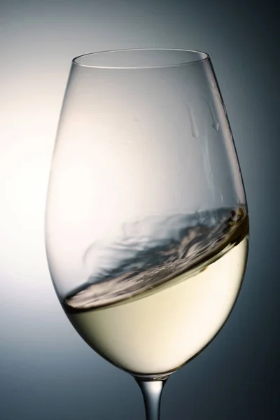 Glass White Wine Macro — Stock Photo, Image