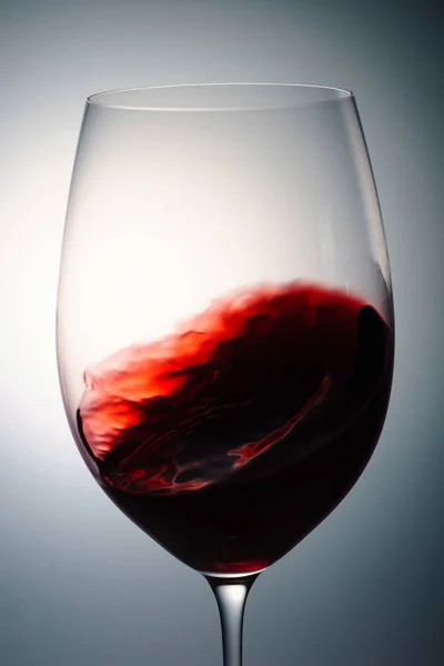 Glas Rode Wijn Macro — Stockfoto