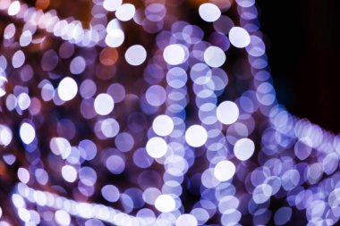 Christmas lights, city lights, bright background