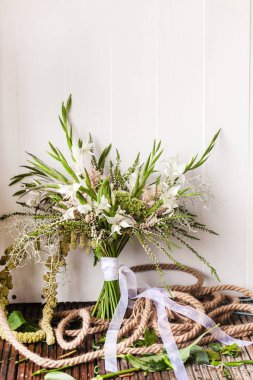 Düğün buketi, kapat.