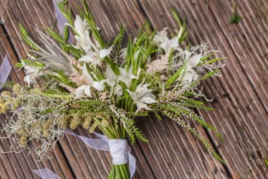 Düğün buketi, kapat.