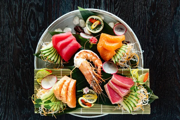 Sashimi Den Japanska Restaurangen — Stockfoto