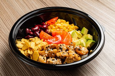 Poke kasesi, menü için üst görünüm