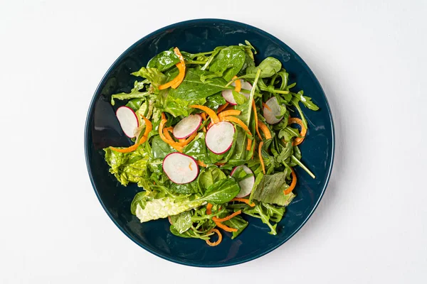 Fresh Salad White Background — Stock Photo, Image