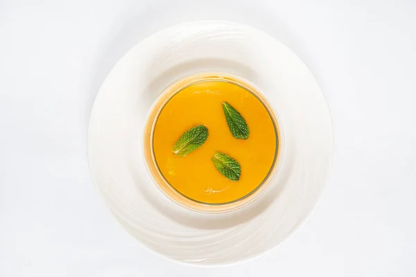 Mango Ile Chia Tohumlu Puding — Stok fotoğraf