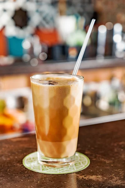 Káva Sirupem Levandulí — Stock fotografie