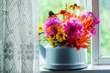 Sonbahar buketi, kapat.