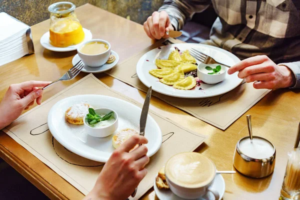 Leckeres Frühstück Café — Stockfoto