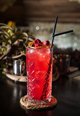 Barda nefis bir kokteyl.