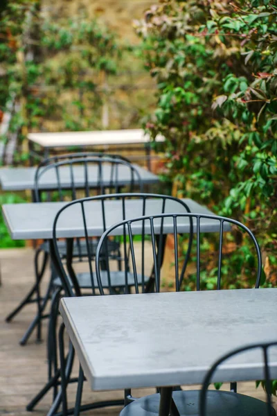 意大利米兰的空旷咖啡馆 — 图库照片