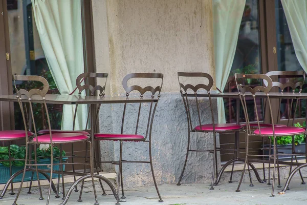 Empty Cafe Milan Italy — Stock Photo, Image