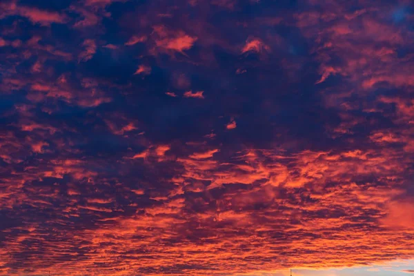 Krásný Západ Slunce Nad Městem — Stock fotografie