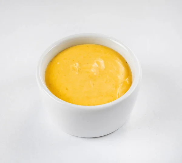 Saus Mustard Dalam Mangkuk — Stok Foto