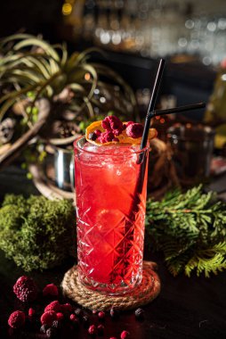 Barda nefis bir kokteyl.