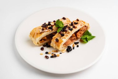 Elmalı börek, yakın çekim.