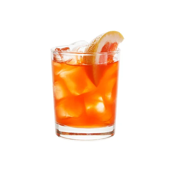 Cocktail Auf Dem Weißen — Stockfoto