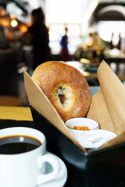 New York Style Bagels Coffee — Photo