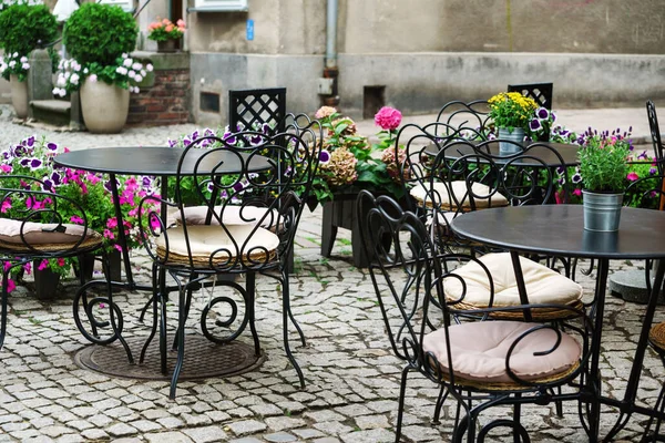 Polonya Boş Bir Kafe — Stok fotoğraf