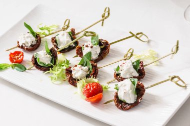 Lezzetli kanepe, kapat.