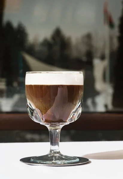 Irish Kaffe Närbild — Stockfoto
