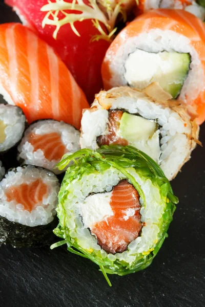 Savoureux Sushi Gros Plan — Photo