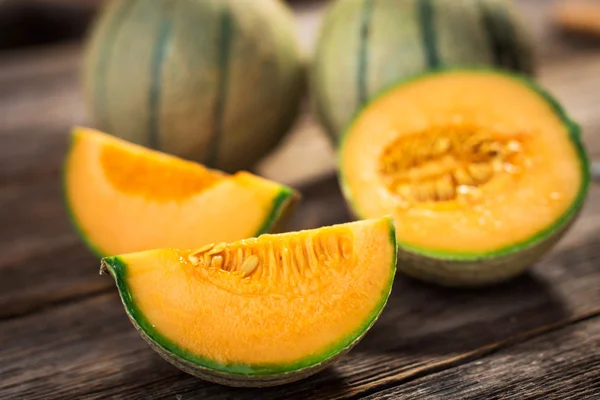 Fresh ripe melons — Stock Photo, Image