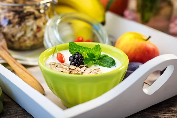 Desayuno sano y fresco — Foto de Stock