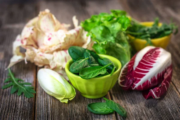 Fresh colorful lettuce — Stock Photo, Image